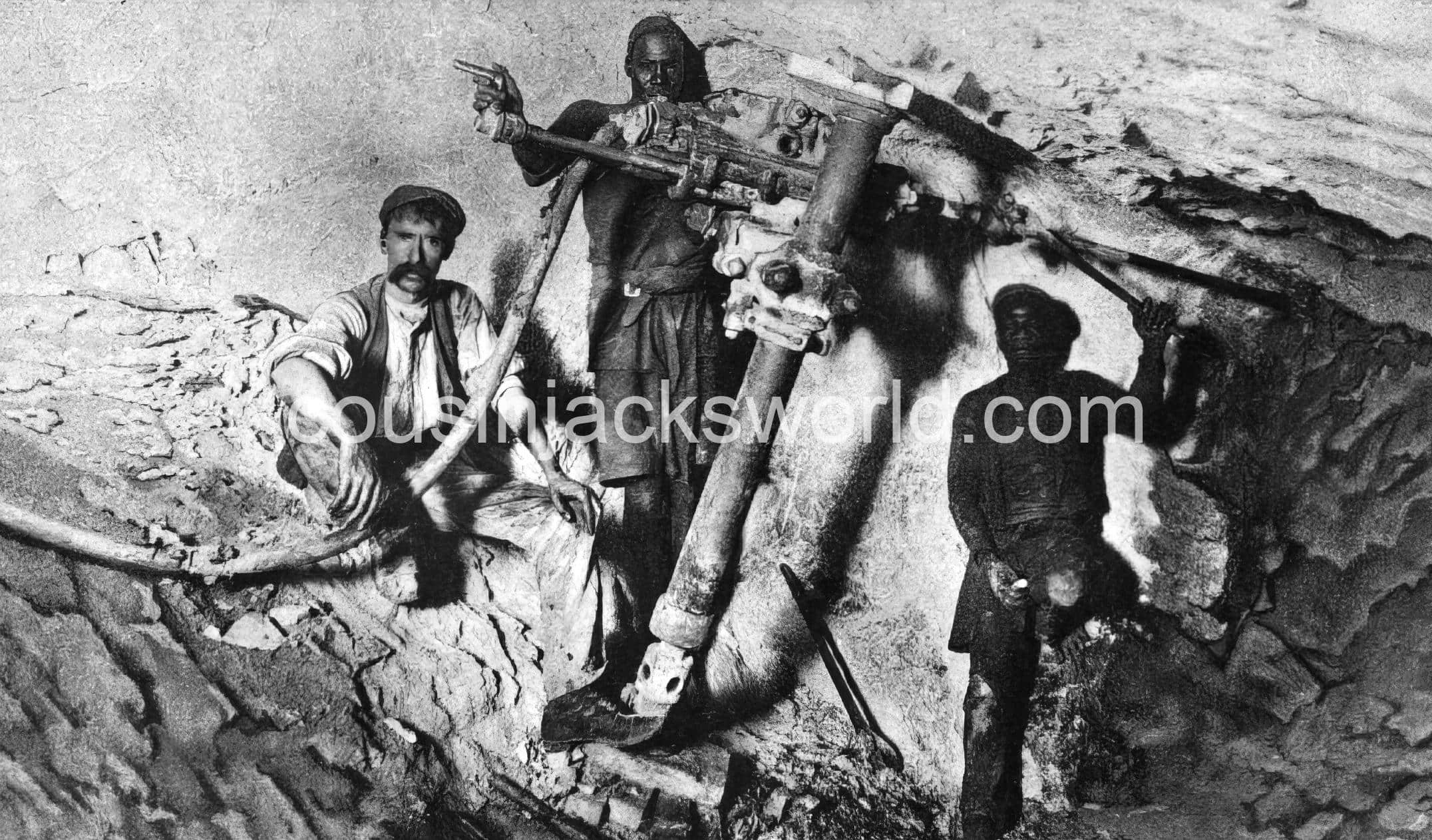 Robinson Deep Mine, Transvaal, South Africa. The height of Cornish mining migration