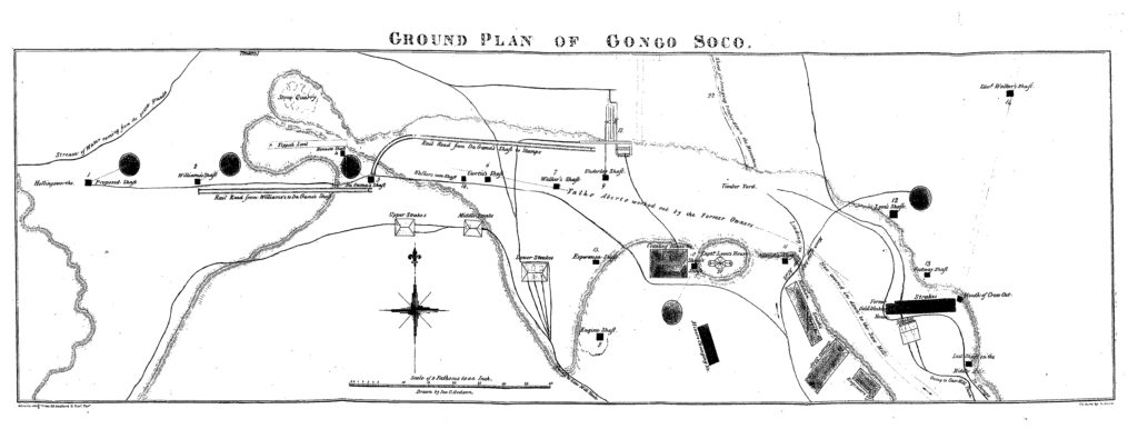 Gongo Soco, Brazil, surface plan