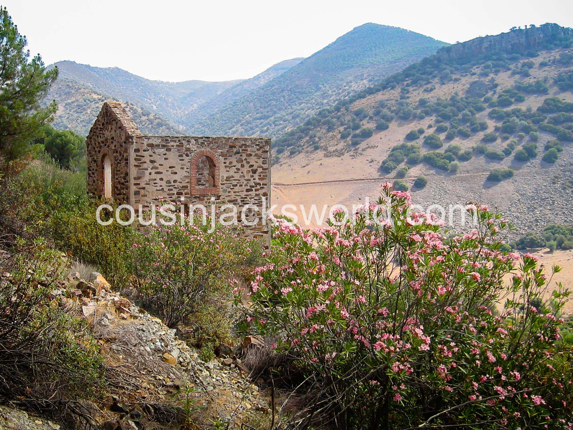 Cornish miners worked at Linares in Spain and built engine houses for Cornish beam engines