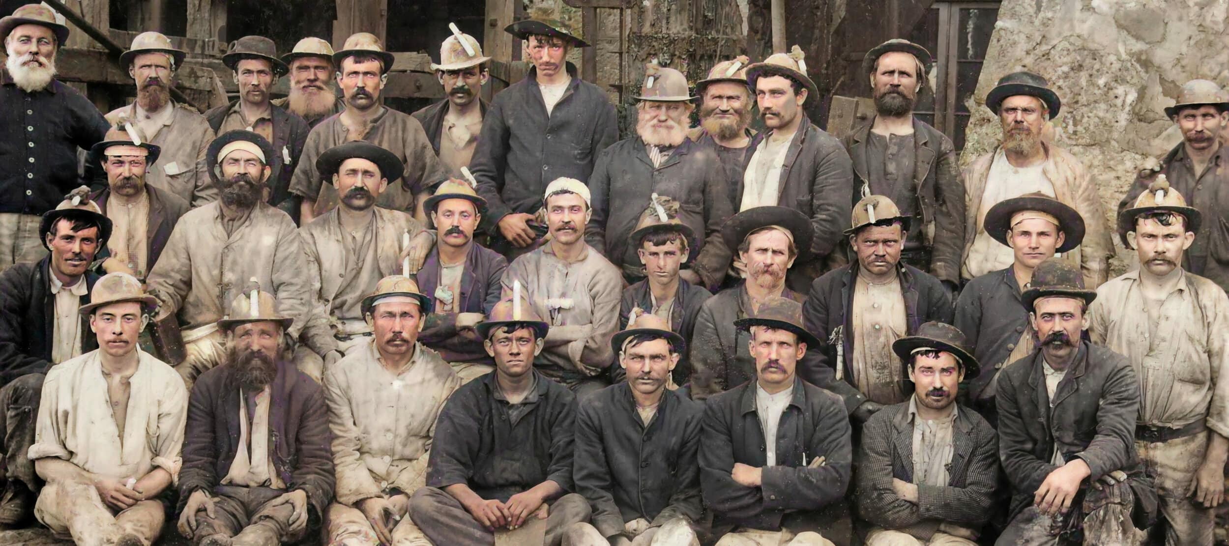 Lots of Cornish miners migrated to work in the Moonta Mine, Australia