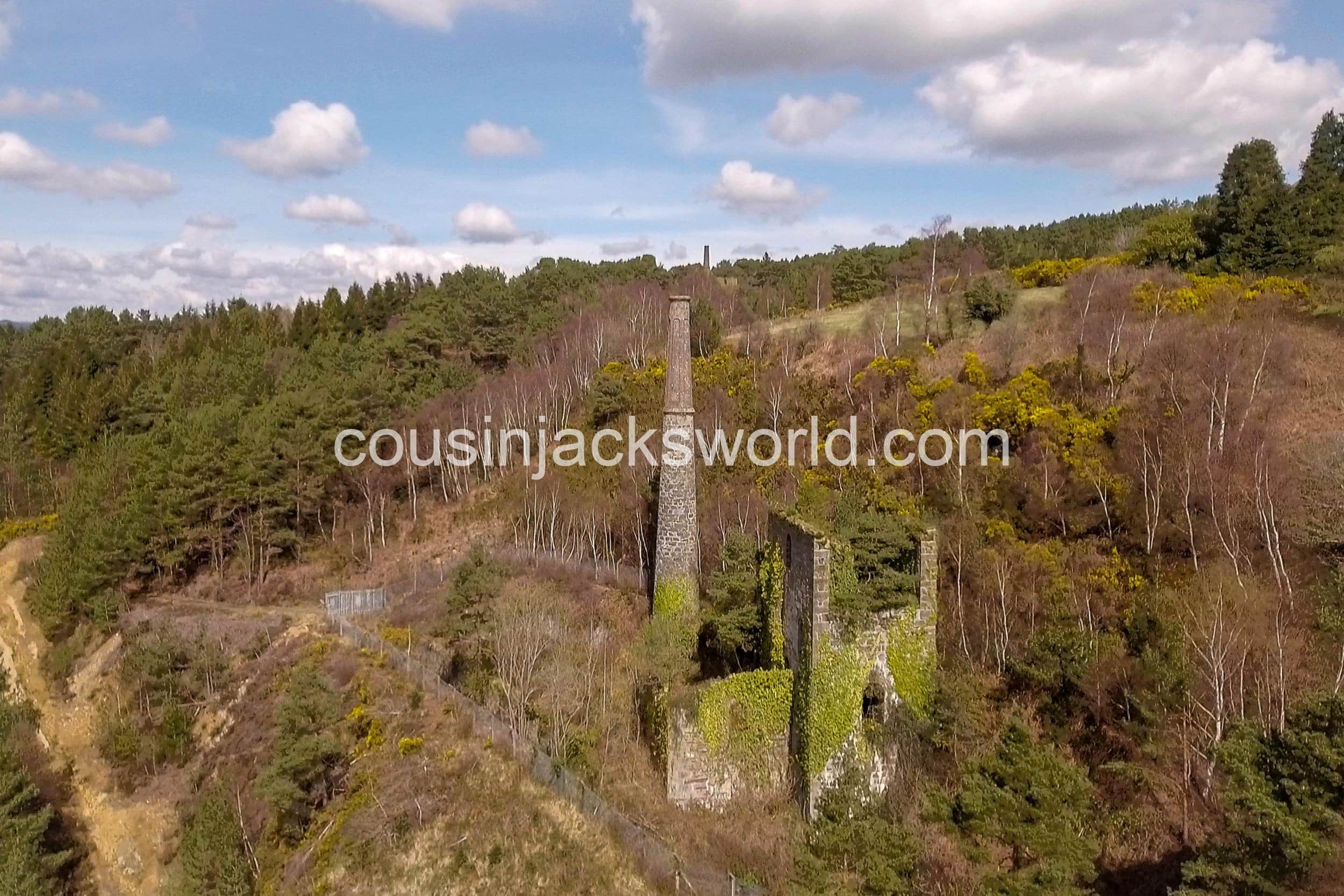 Williams Engine House, Avoca, Ireland. Cornish mining migration in Ireland