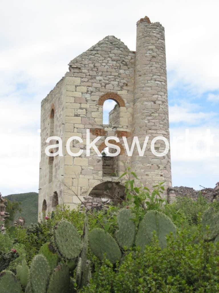 The Cornish-type engine house at Mina San Pedro, Pachuca, which accommodated an 85-inch Harvey's of Hayle engine