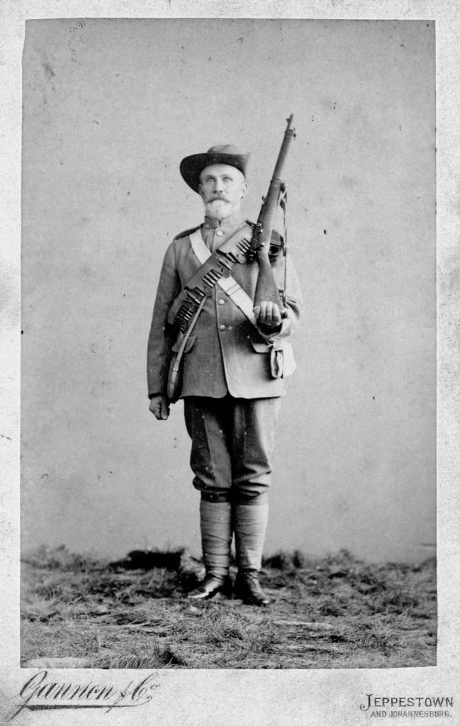 James Hodge, officer with the Cornish Brigade 1896. Courtesy of Graham Hodge
