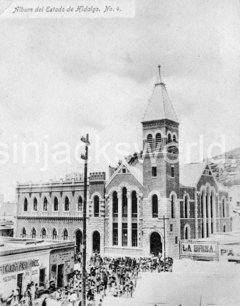 The Neo-Gothic Templo Evangélico (Methodist Chapel), Pachuca, opened in 1901