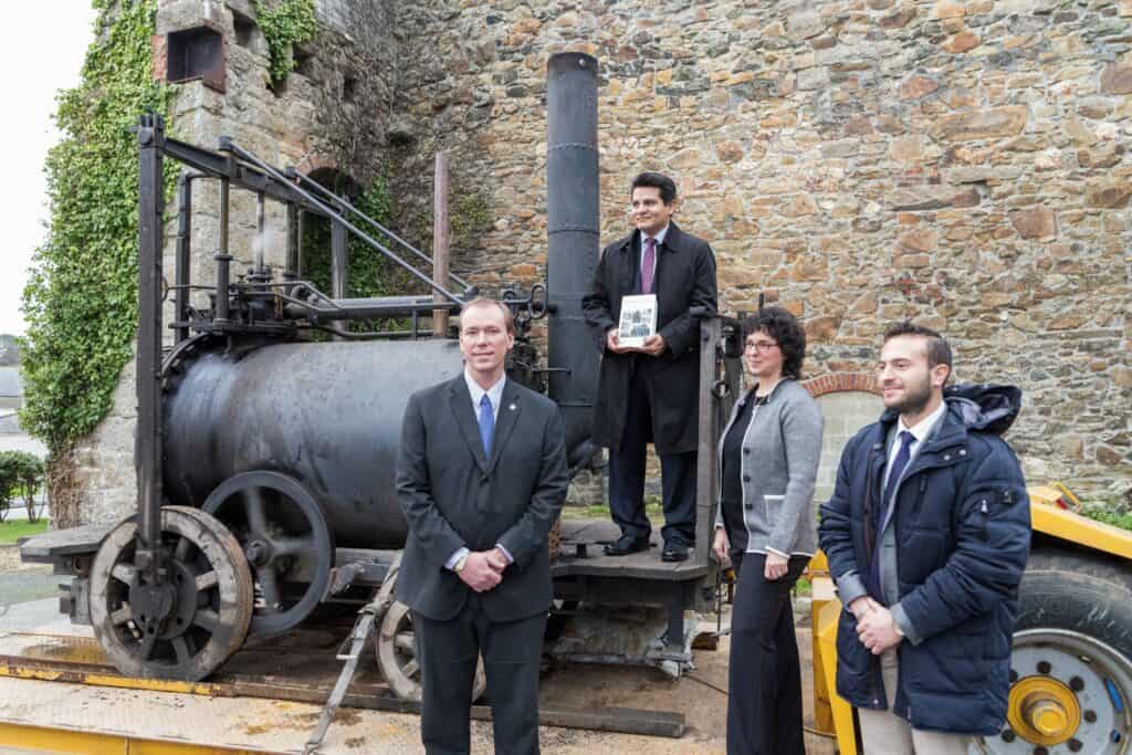 Book launch with the Peruvian Ambassador to UNESCO Puffing Devil at Cornish in Latin America book launch