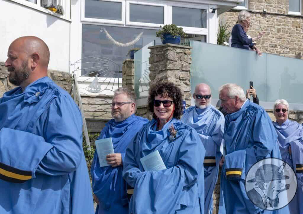 Sharron Schwartz in the Gorsedh procession
