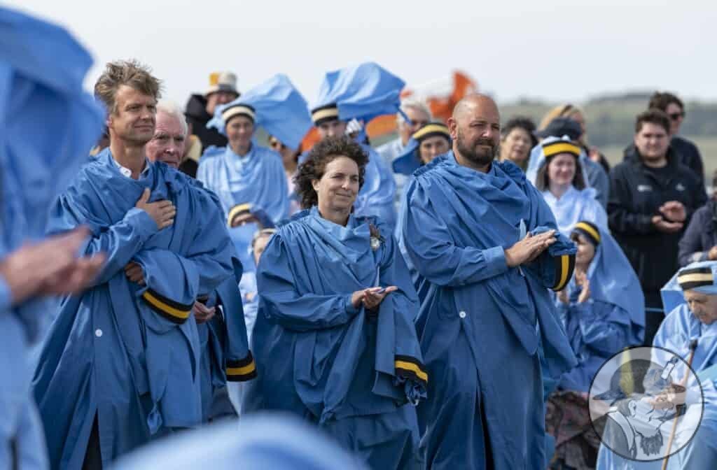 Waiting to be called forward to the Grand Bard