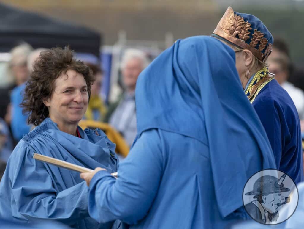 Being received into Gorsedh Kernow