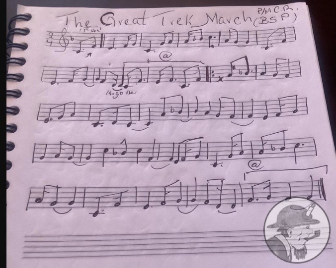 The Great Trek March composed by César Ramírez
