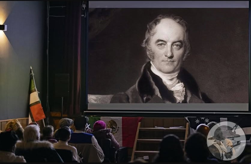 An animated John Taylor. Photo A. Cocks