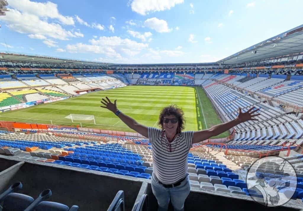 Pachuca's football stadium, home of the Tuzos and descendants of Cornish miners and football in Mexico.
