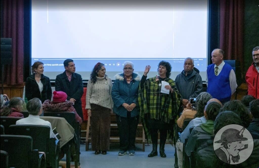 Speech at the film premiere in Real del Monte
