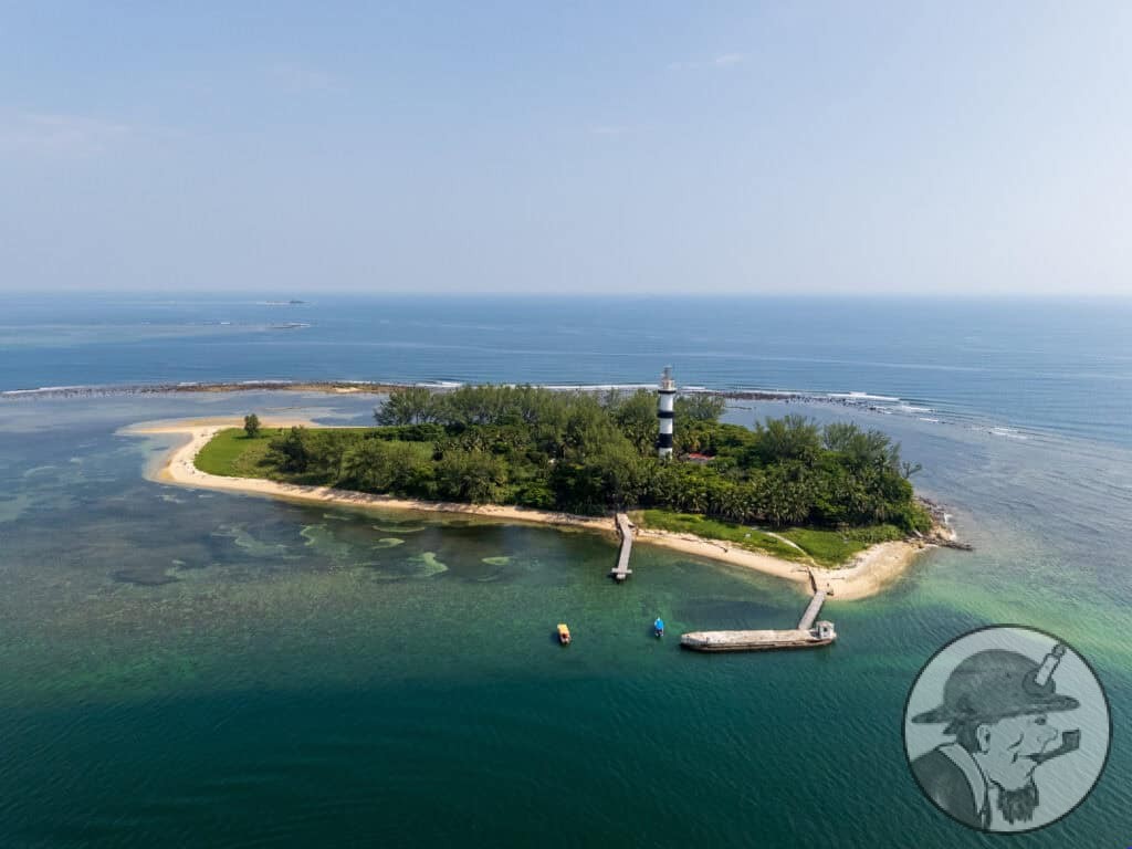 The Isla de Sacrificios near Mocambo Point