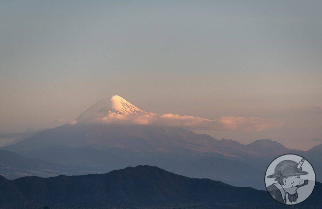 The Pico de Orizaba from Tepeyahualco