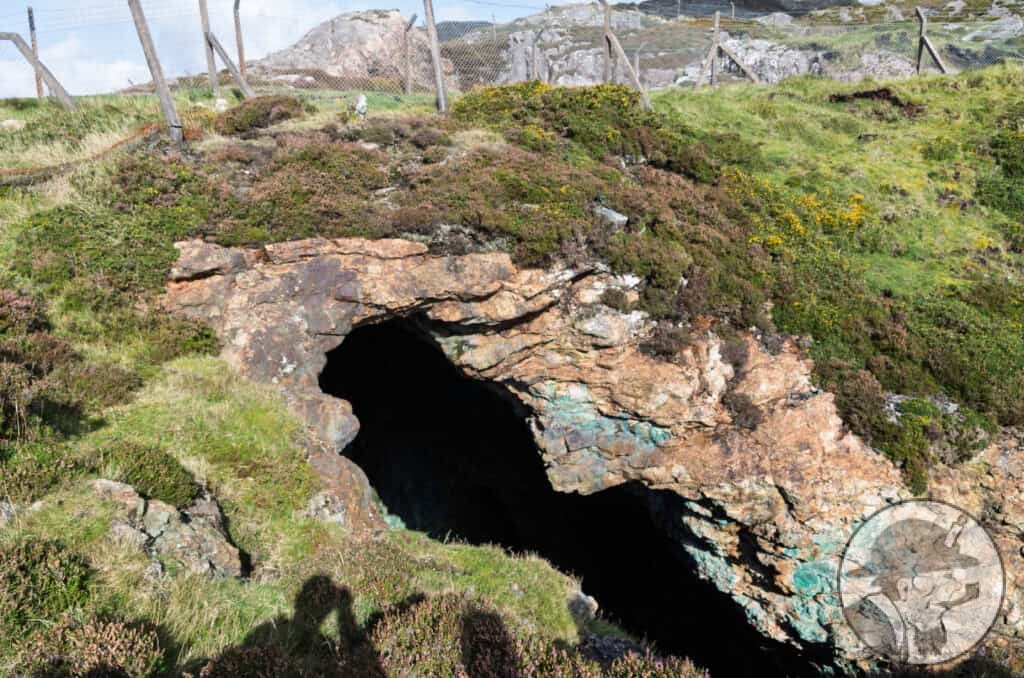 Mountain Mine, Allihies, Ireland. Open stopes