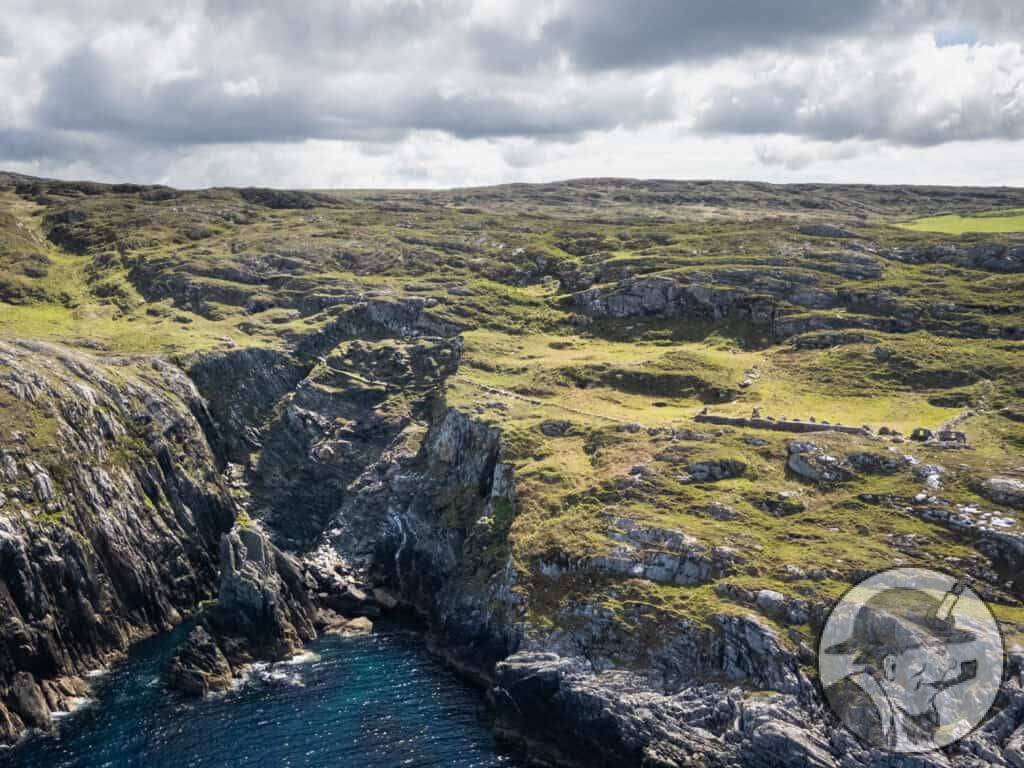 Gortagvallig Mine from sea, Sheeps Head, Co. Cork, Ireland