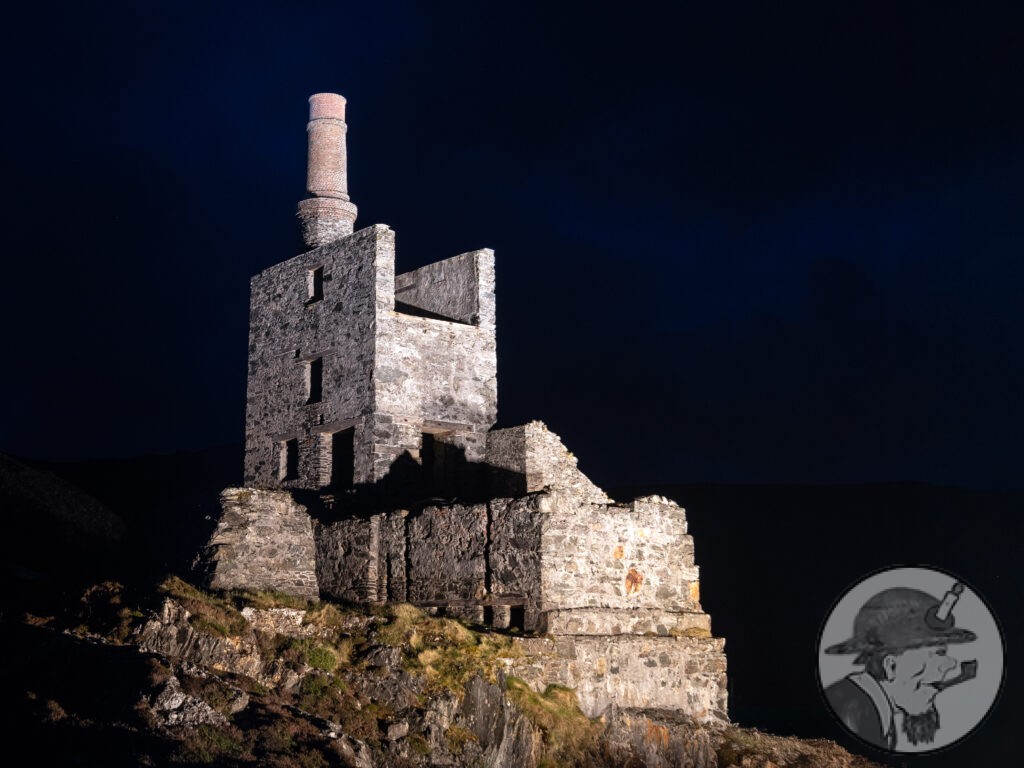 Mountain Mine Allihies, West Cork, Ireland at Night