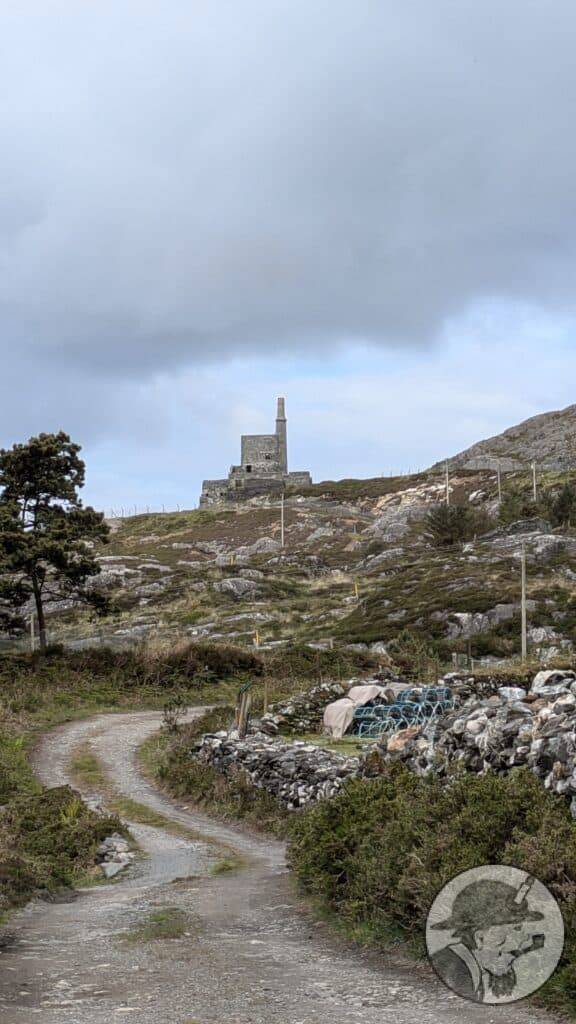 View of Mountain Mine from the Cornish village